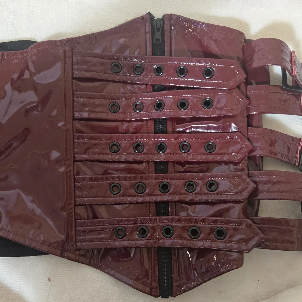 Lip Service Burgundy Shapewear Corset - Picture 1 of 3